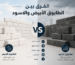 الفرق بين الطابوق الأبيض والطابوق الأسود في الكويت