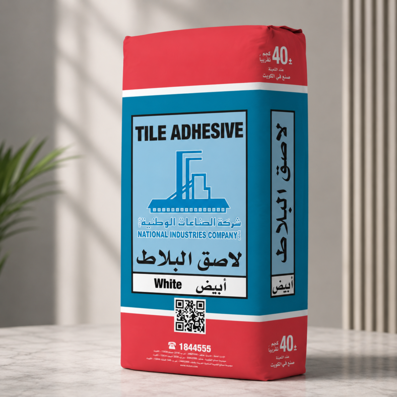 لاصق بلاط أبيض TAW 40 كجم لتركيب البلاط والسيراميك